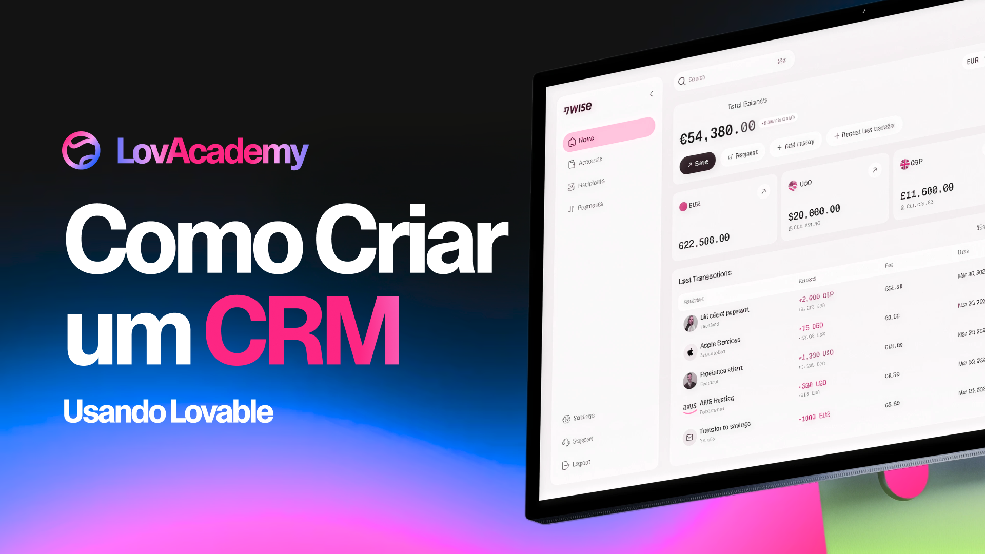 Como criar um CRM com Lovable: guia para SaaS passo a passo