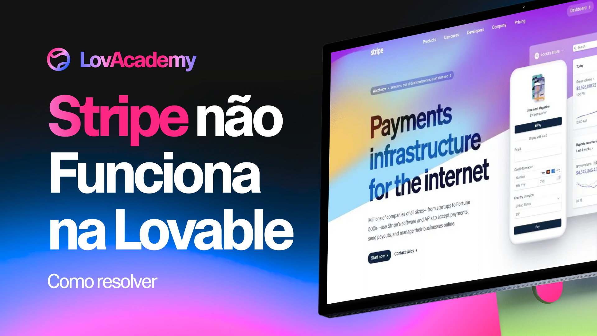 Stripe não funciona na Lovable? Como corrigir checkout, webhook e assinatura